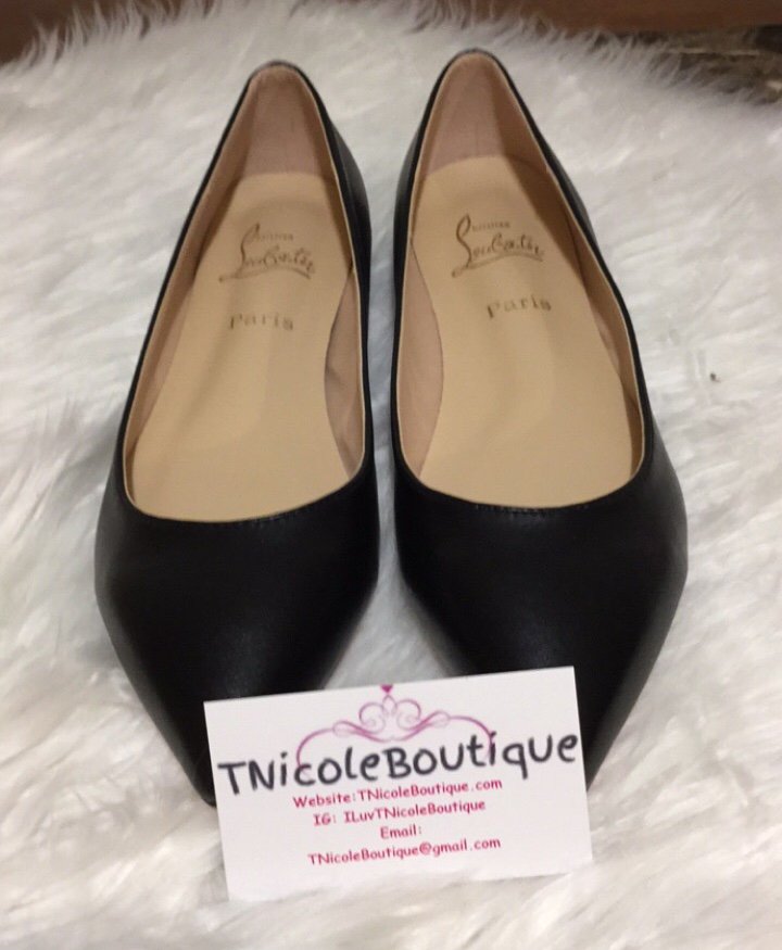 Matte Black Christian Flats