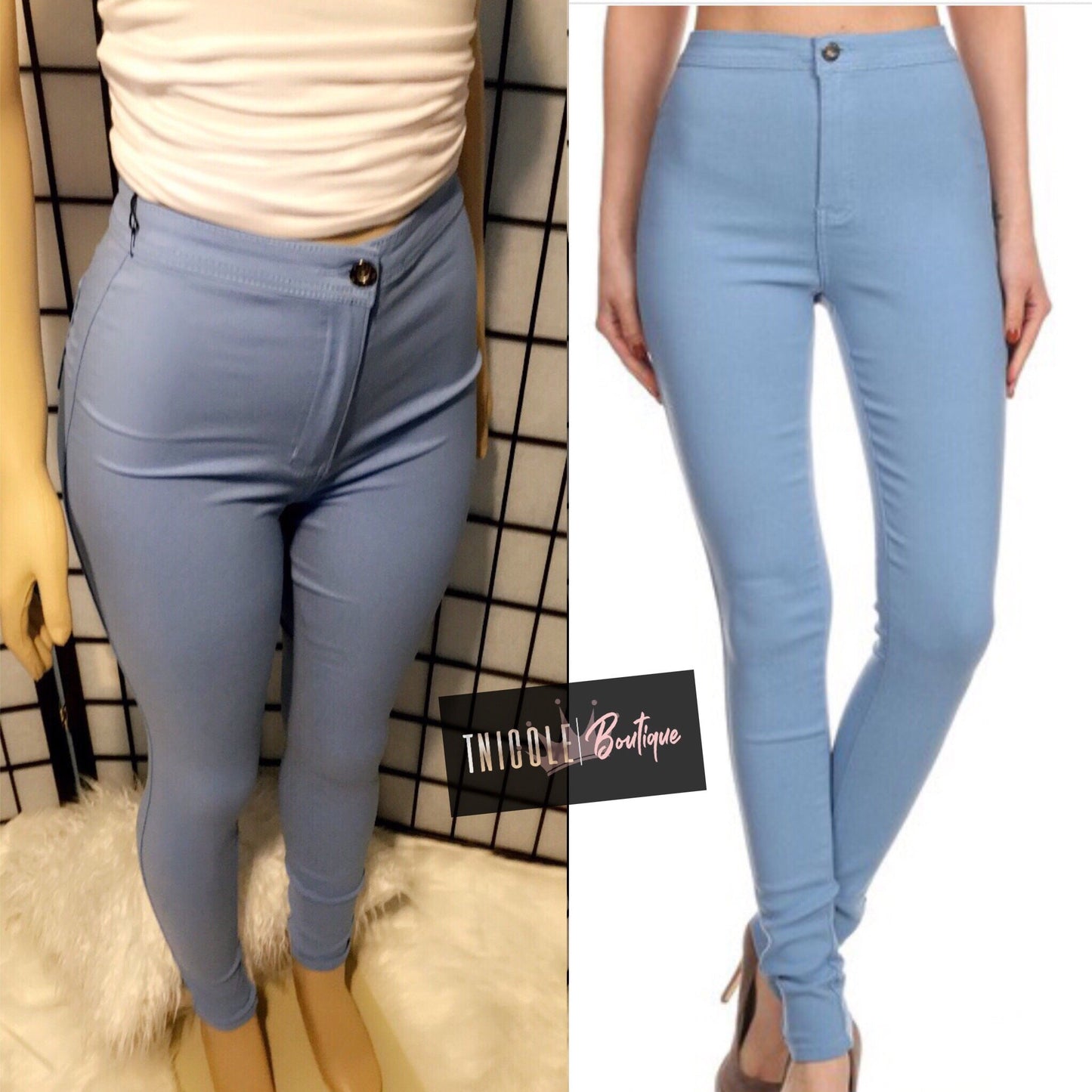 High-Waist Bonnie Jeggings
