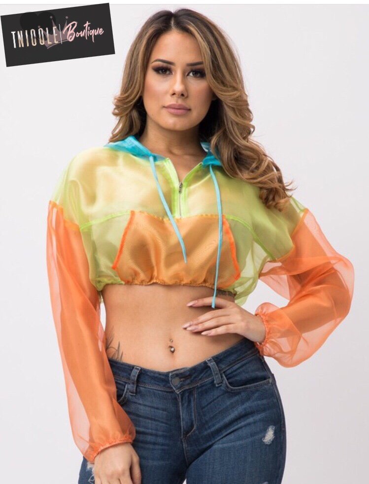 Neon Cocky Crop Jacket