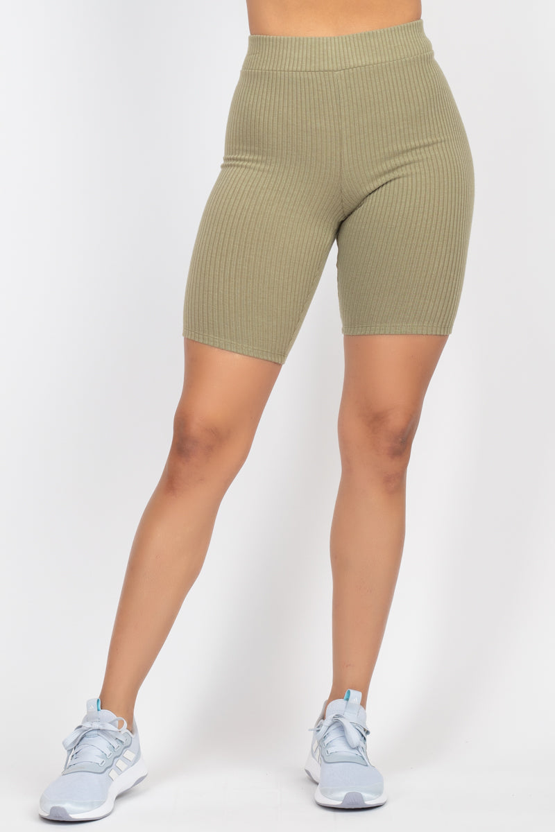 Ensemble short de motard tricoté