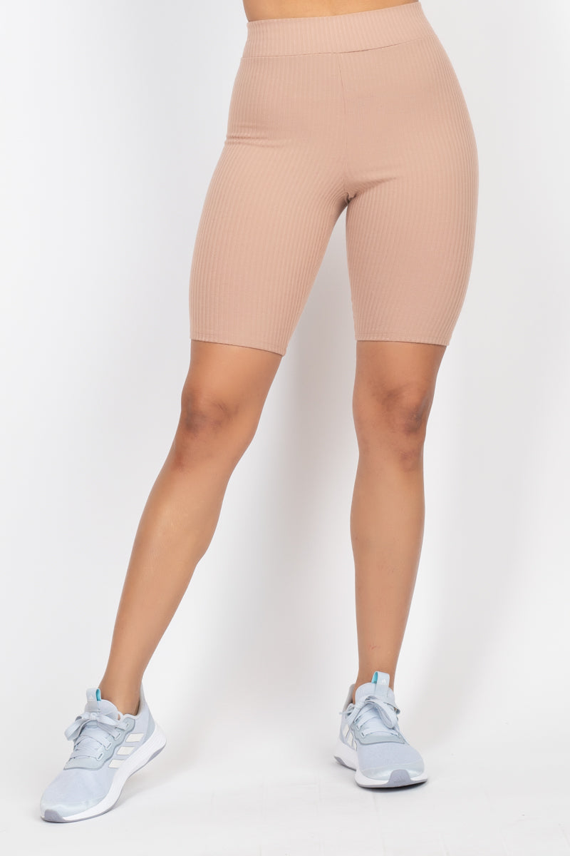 Ensemble short de motard tricoté