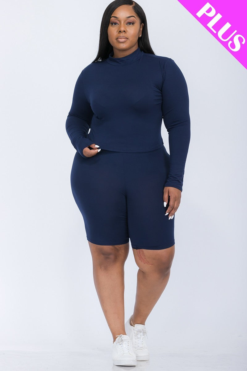 Ensemble haut souple et short de motard Plus Butter (12 couleurs)