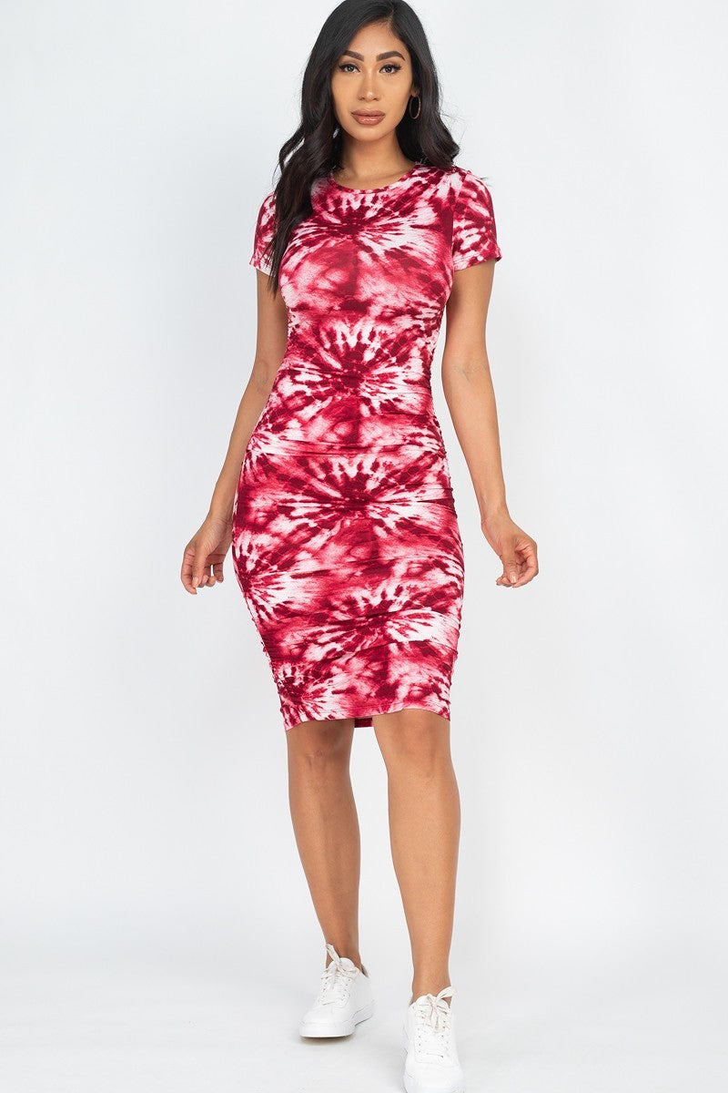 Vestido estampado tie-dye (4 colores)