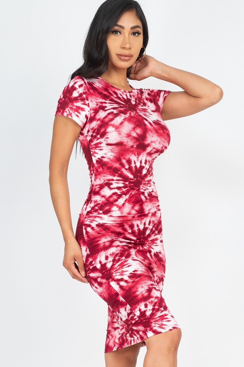 Vestido estampado tie-dye (4 colores)