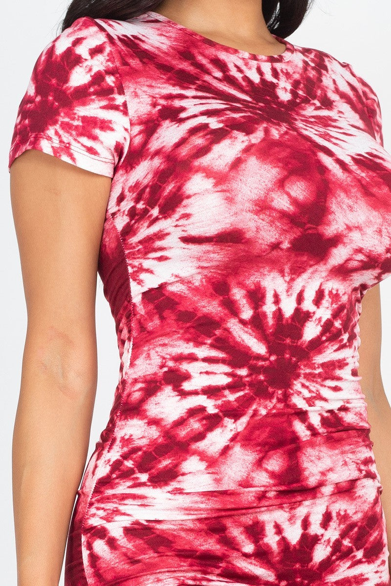 Vestido estampado tie-dye (4 colores)
