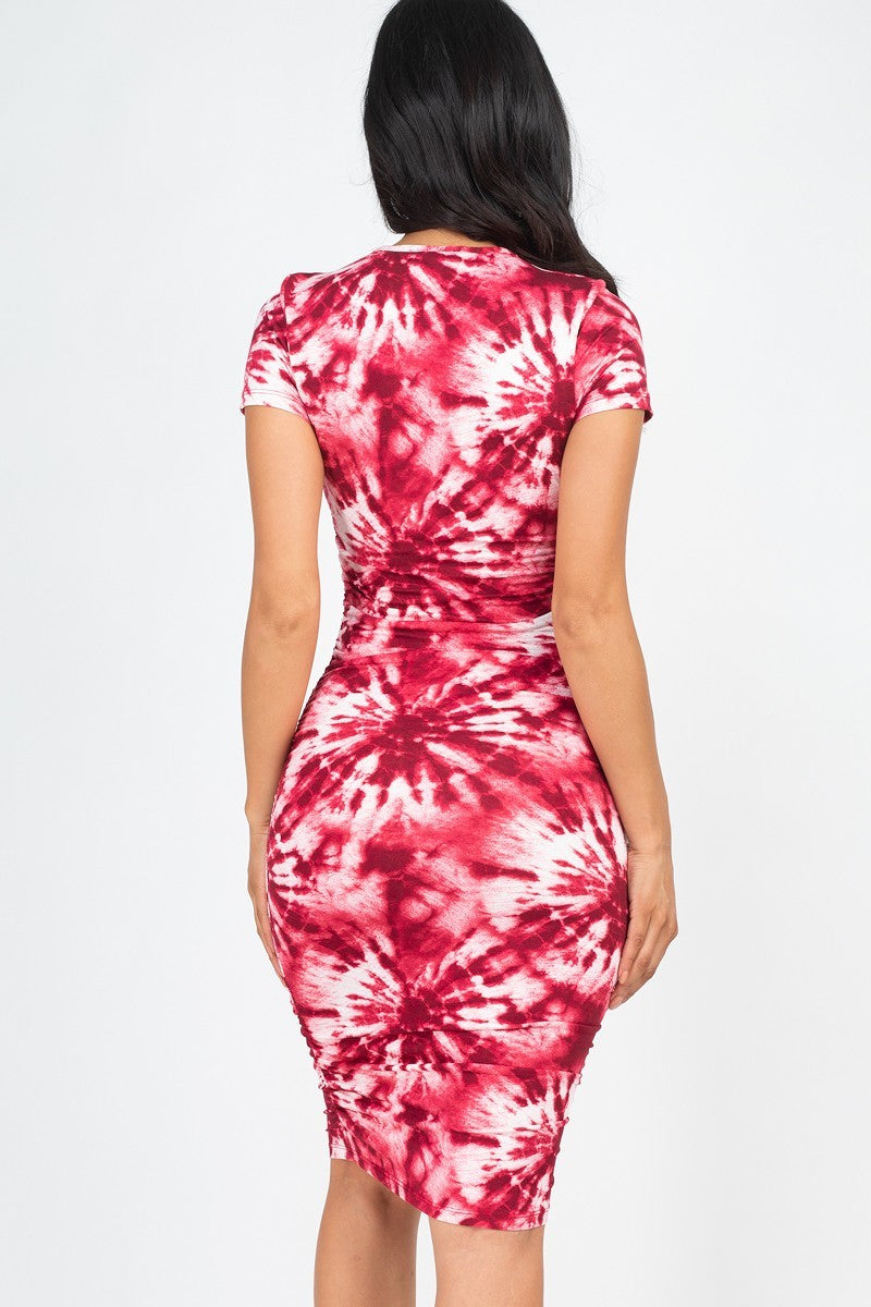 Vestido estampado tie-dye (4 colores)