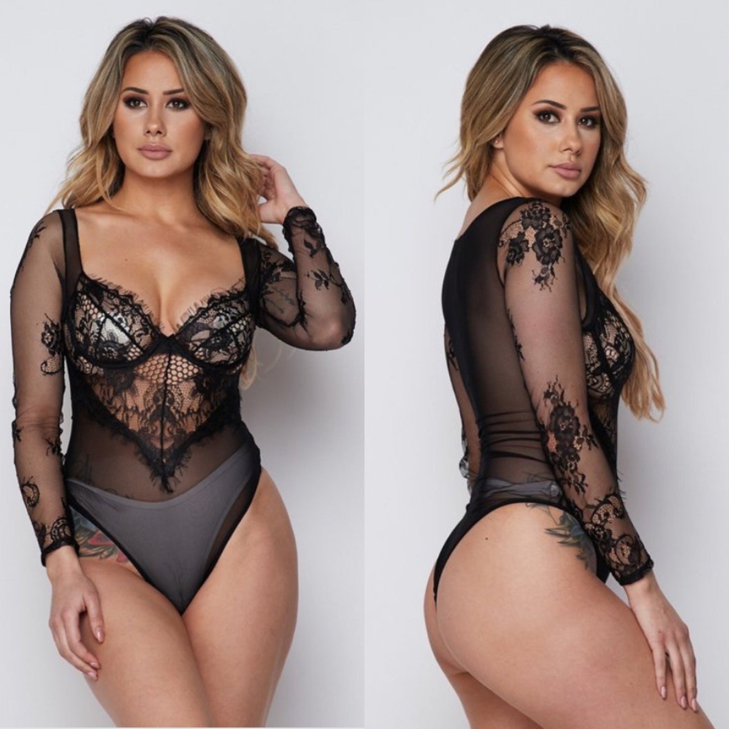 "Lace Over Love" Bodysuit