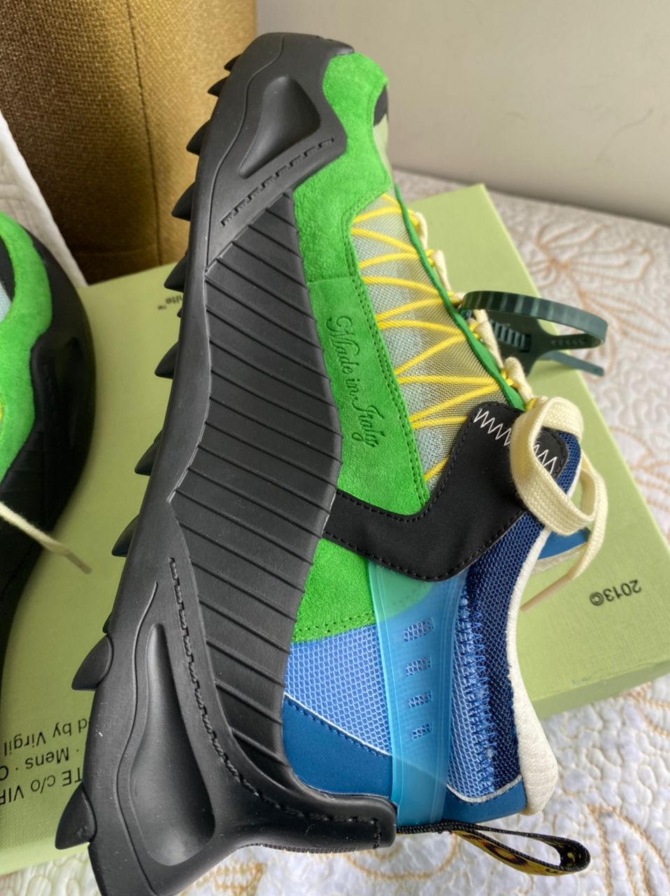 Zapatillas Odsy-1000 Arrow Colorblock, verde oscuro