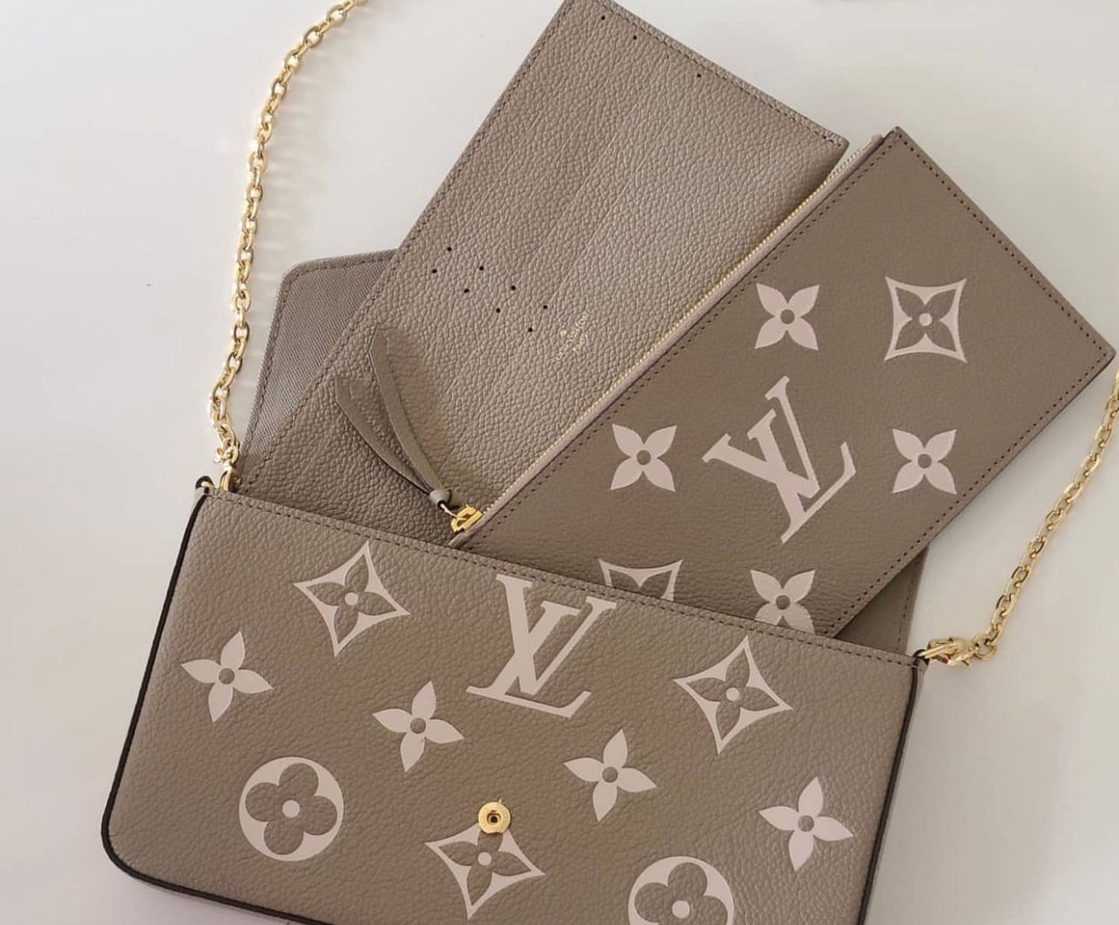 POCHETTE FELICIE 3 PIEZAS (11 Colores)