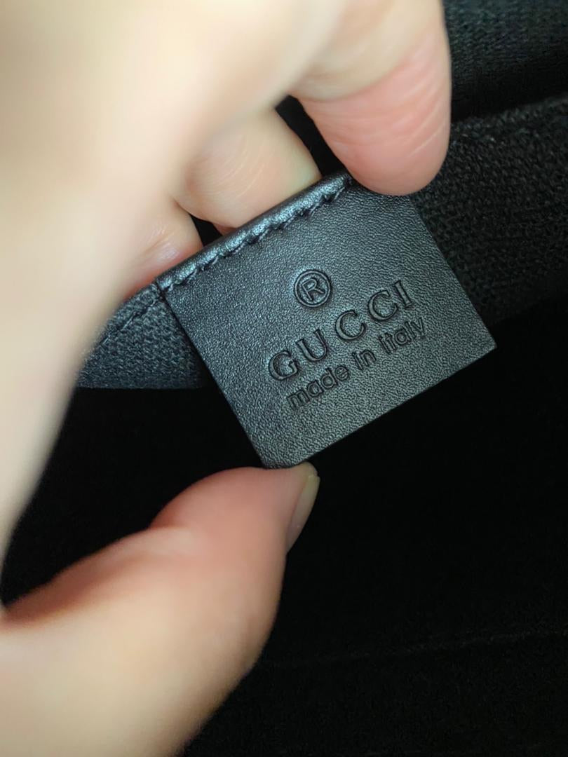 Sac messager GG noir