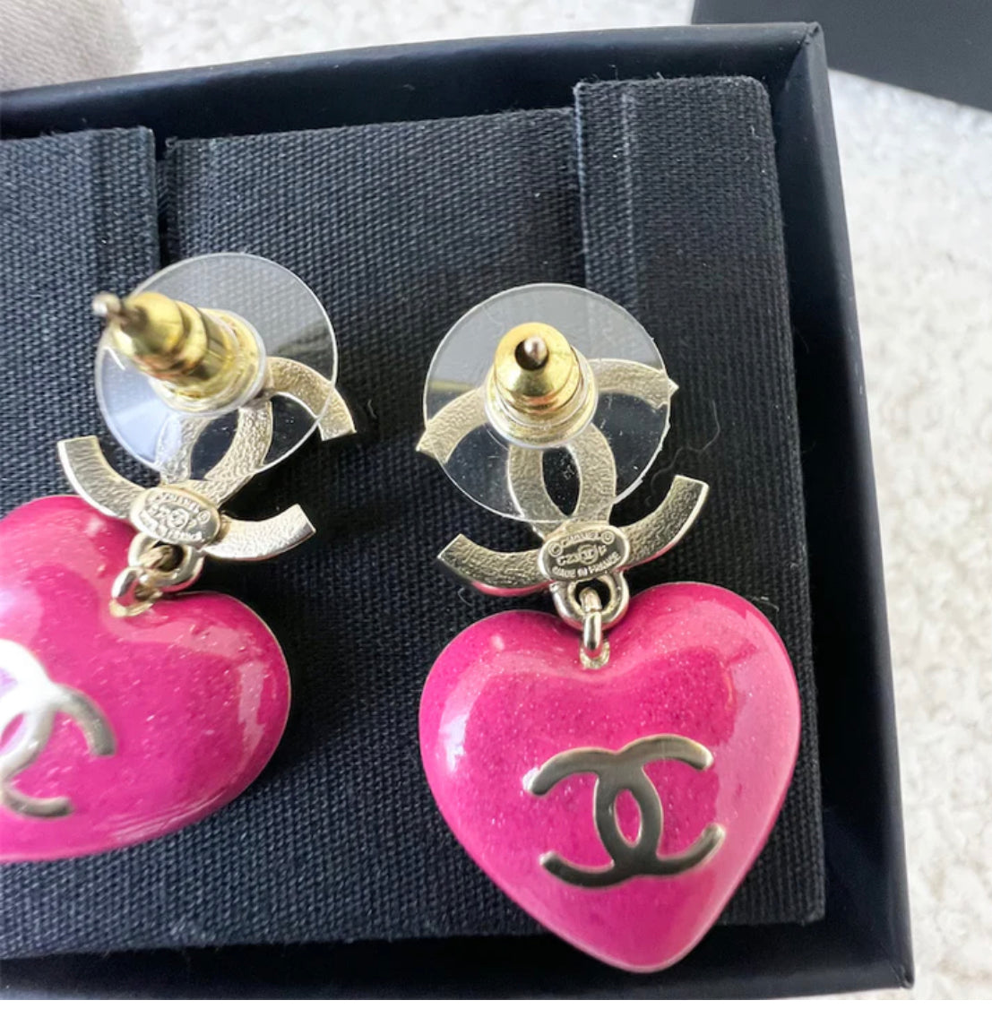 Pendientes colgantes de corazón