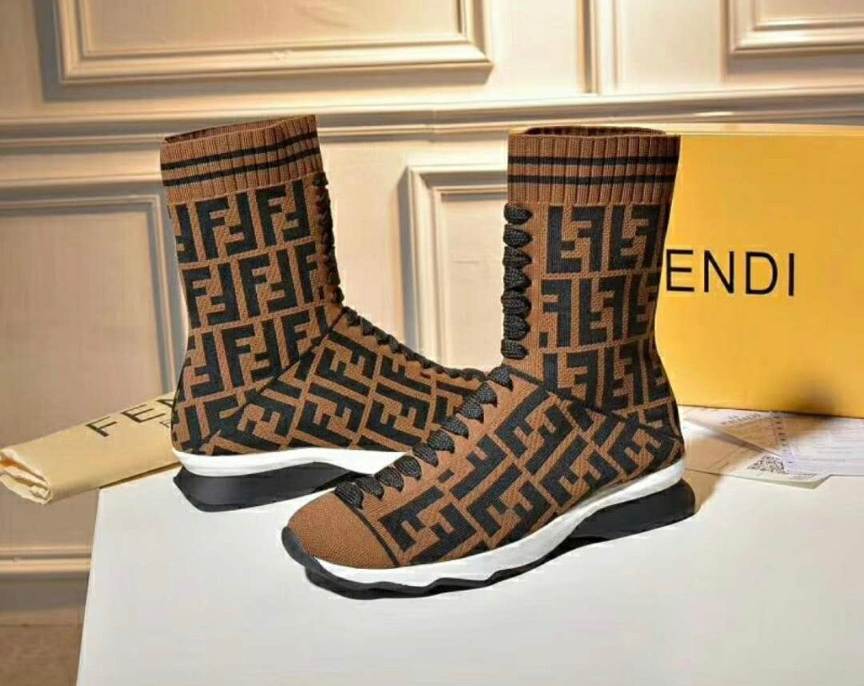 Baskets chaussettes FF