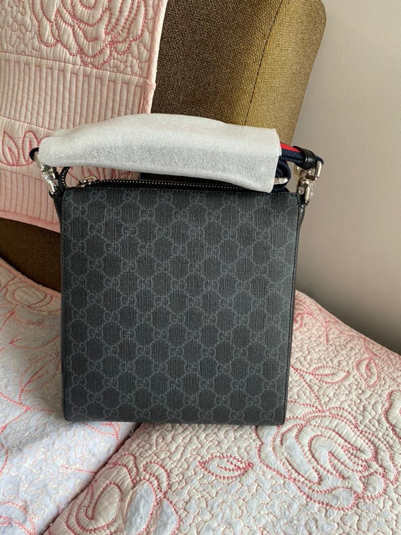Sac messager GG noir