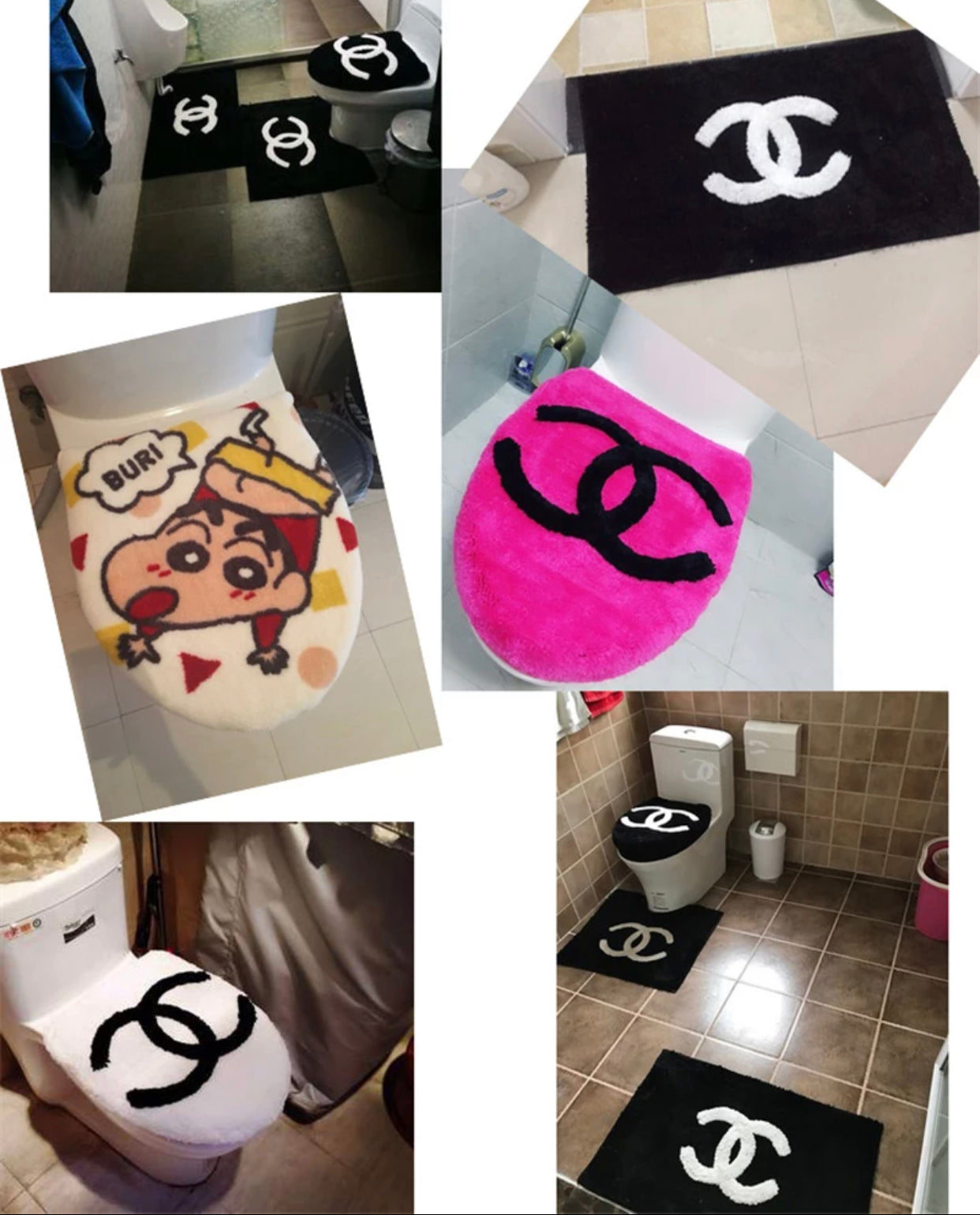 Juegos de alfombras de baño CC