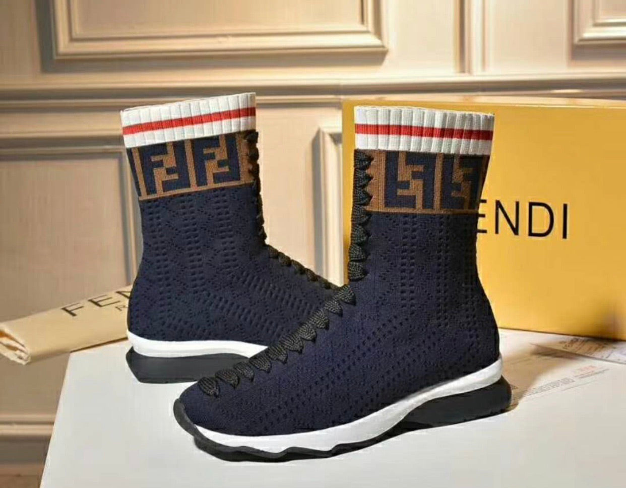 Baskets chaussettes FF