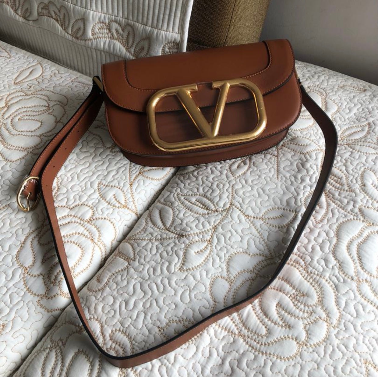 Ensemble sac Supervee marron + ceinture