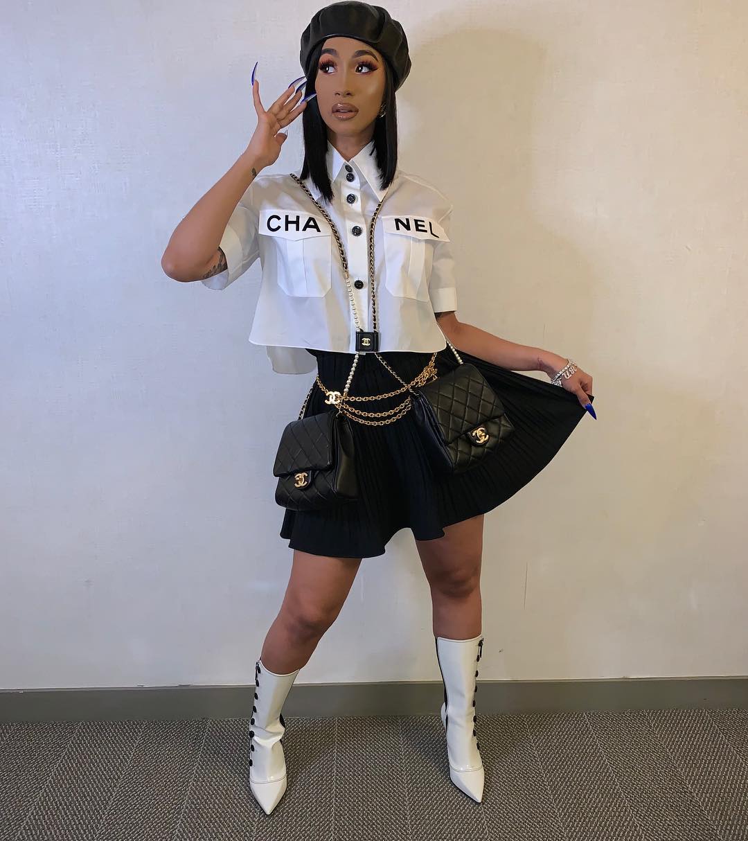 C-H-A-N-E-L Runway Shirt
