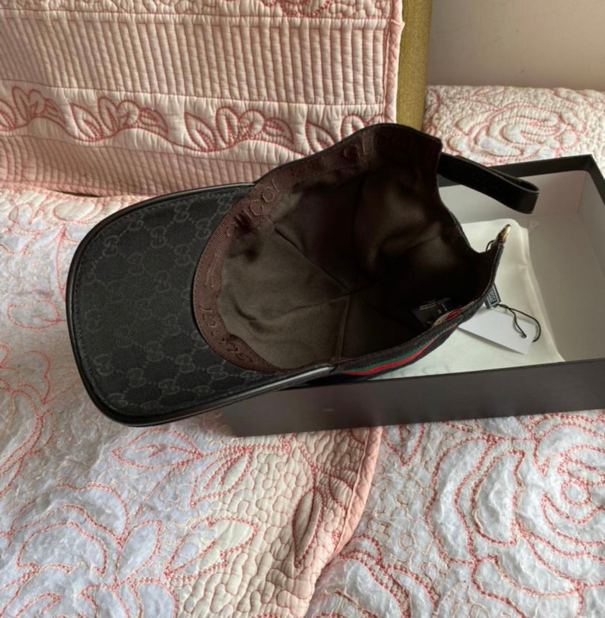 Gorra de béisbol de lona con GG original