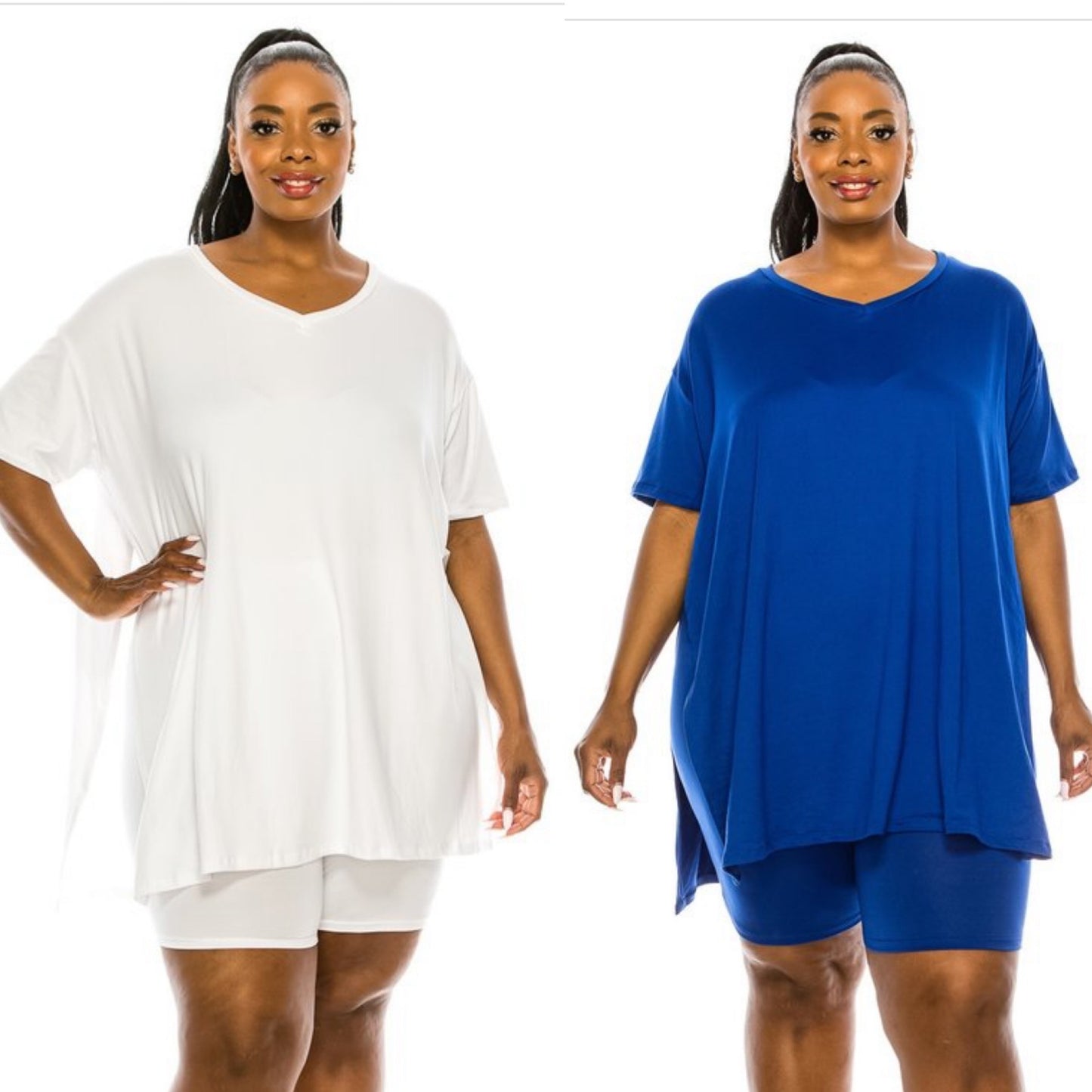 Conjunto de aberturas y pantalones cortos (varios colores)