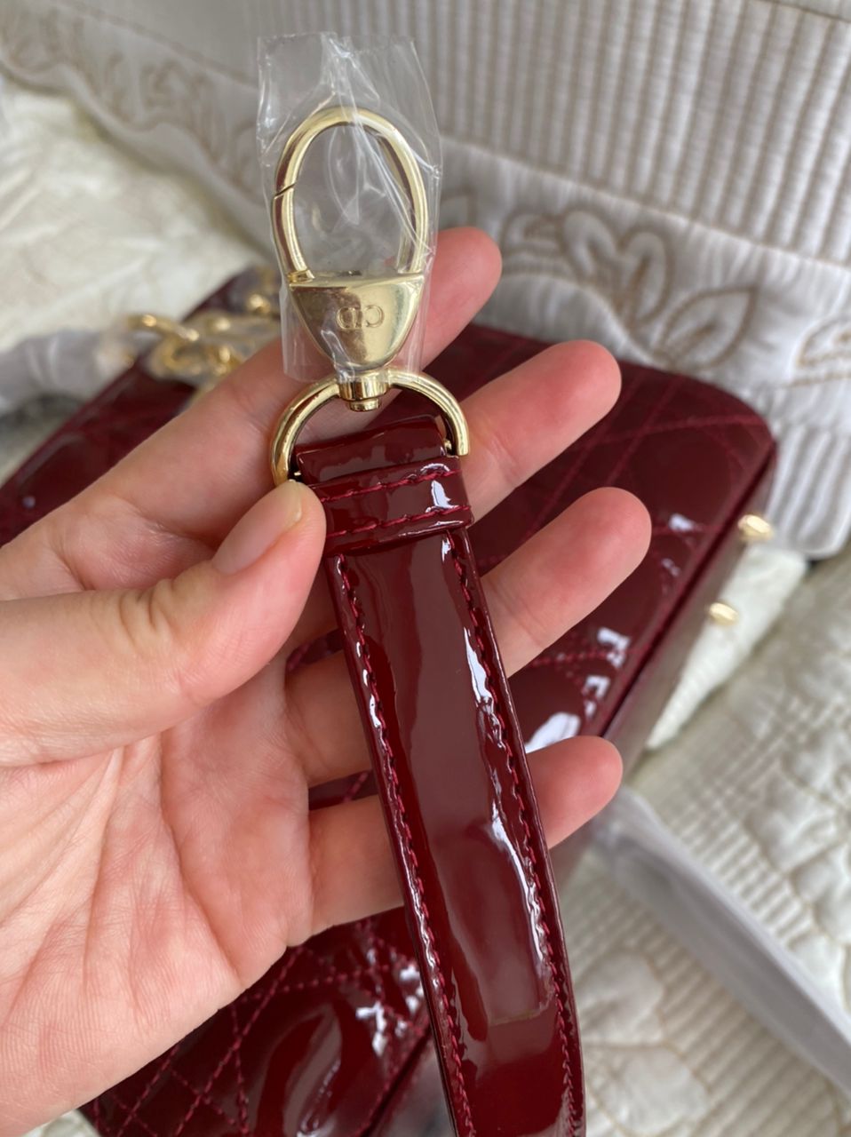 Lady Dior-Bourgogne (2 Tailles)