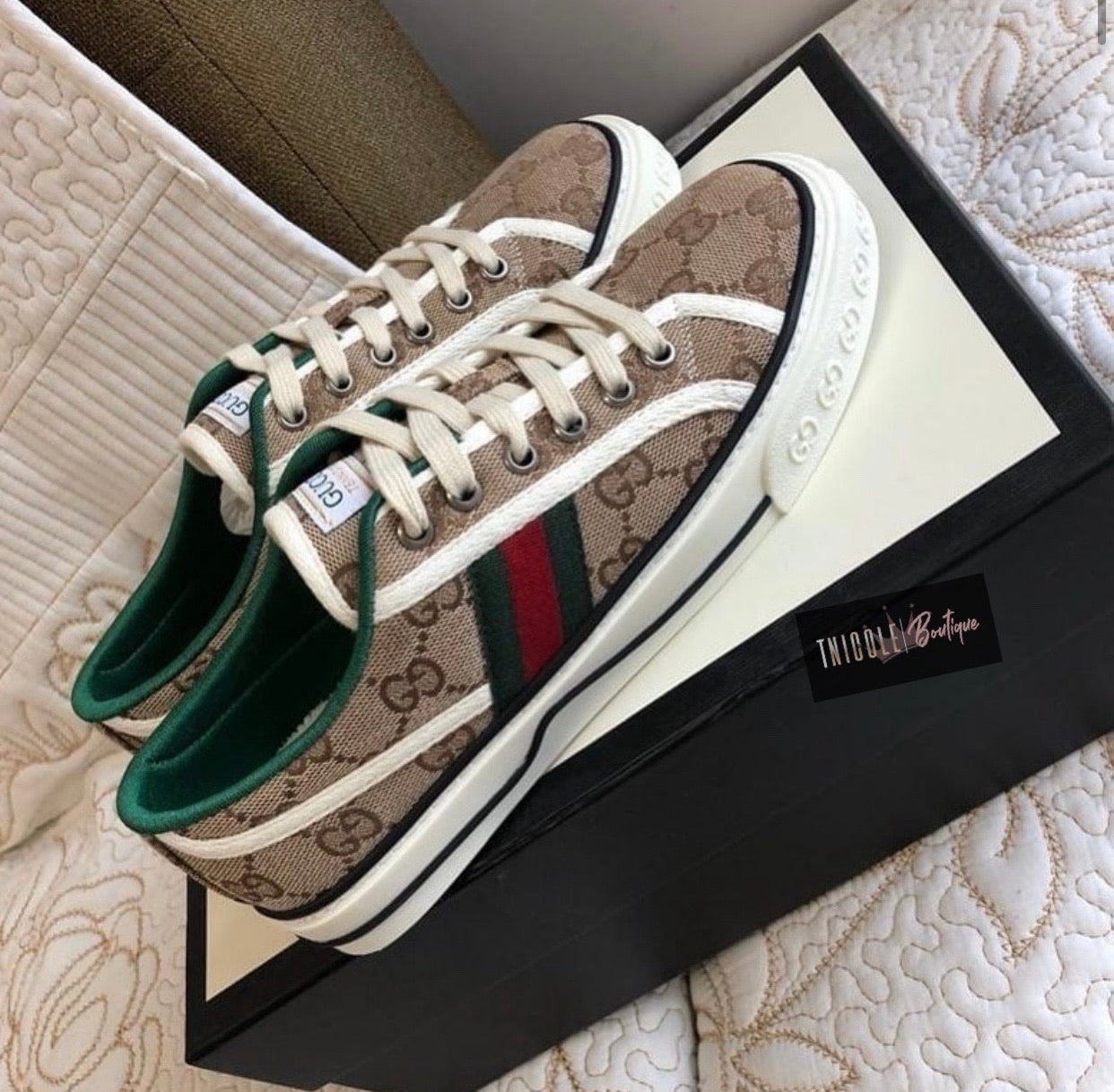 Zapatillas de tenis de lona con GG