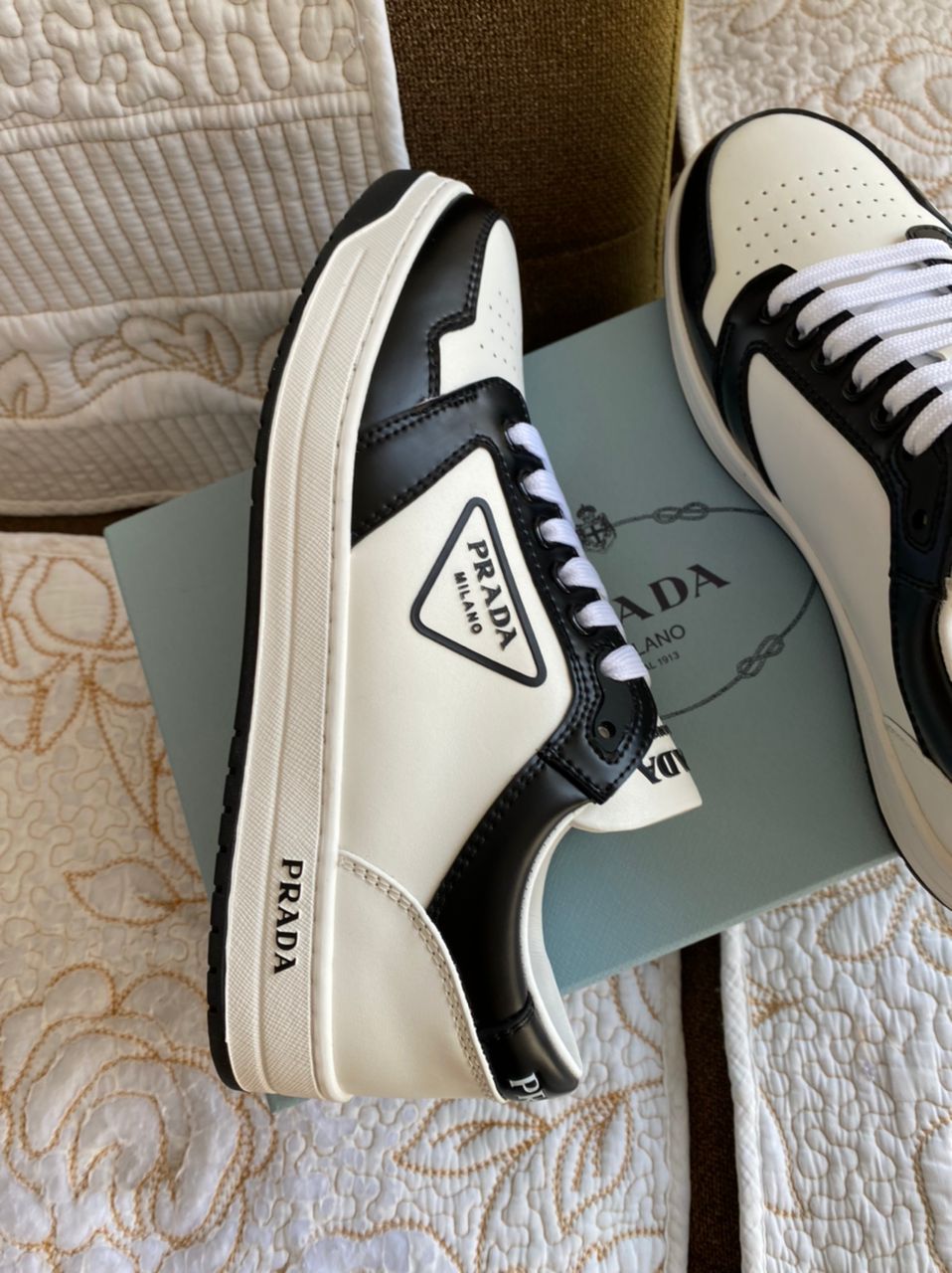 Zapatillas bajas de nailon con logo Prax