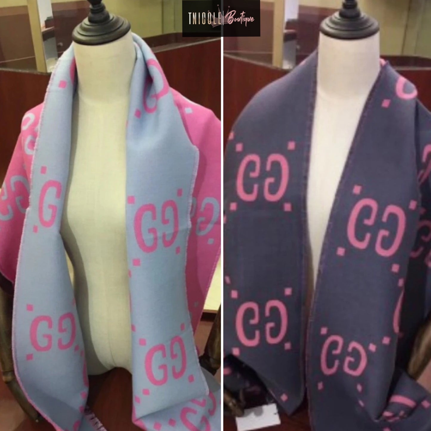 Écharpe en jacquard GG
