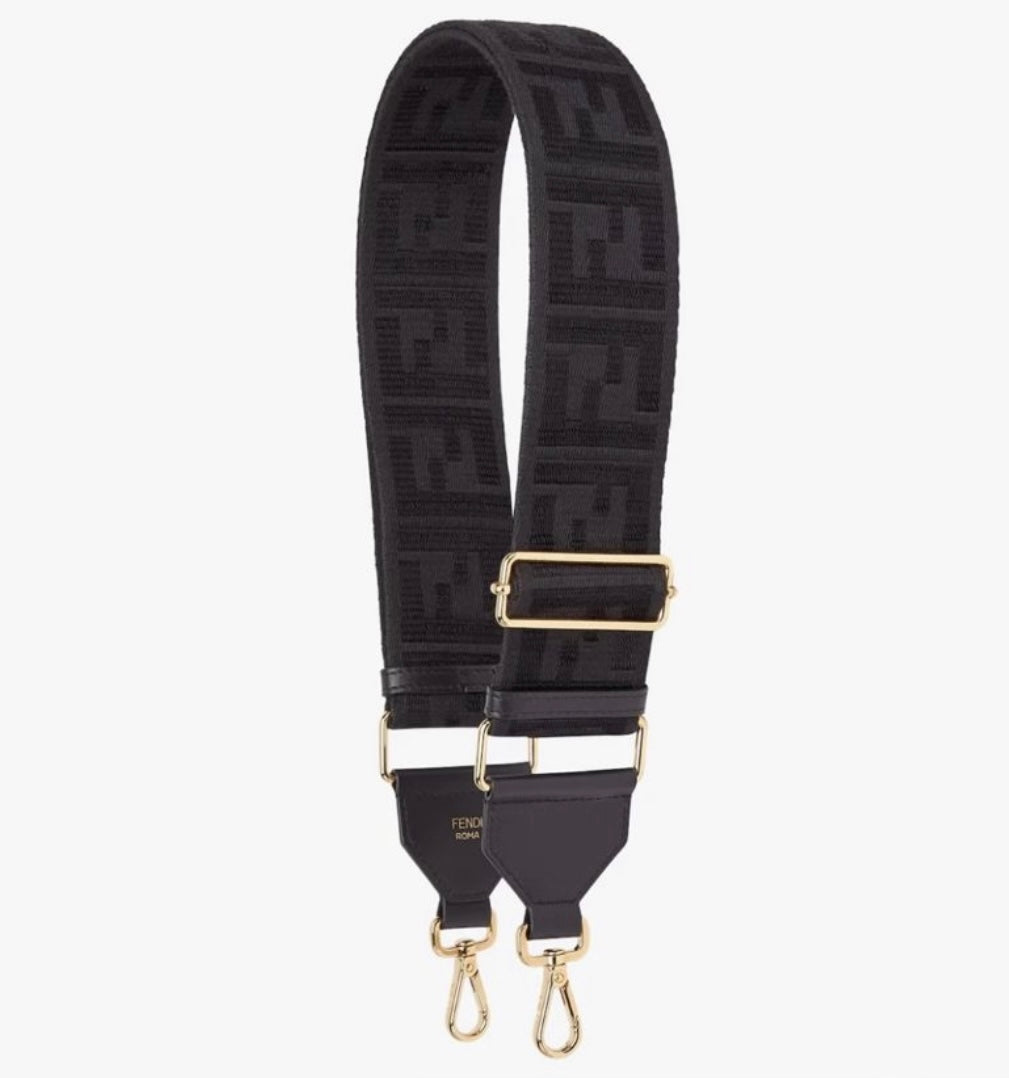 Sangle de sac monogramme en toile FF (2 couleurs)