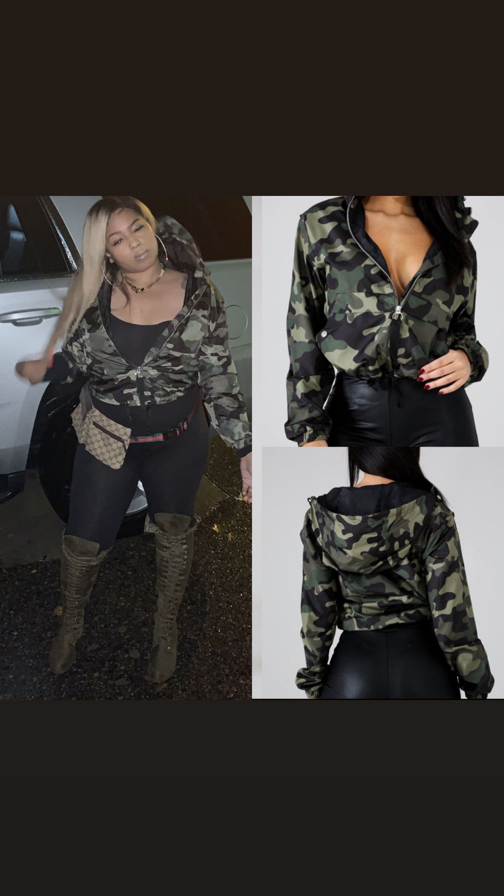 Cortavientos de camuflaje