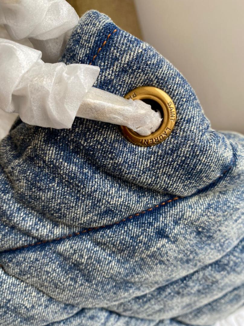 SAC DOUDOUNE MOYEN VINTAGE DENIM