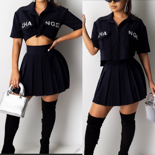 “Change” Skirt Set