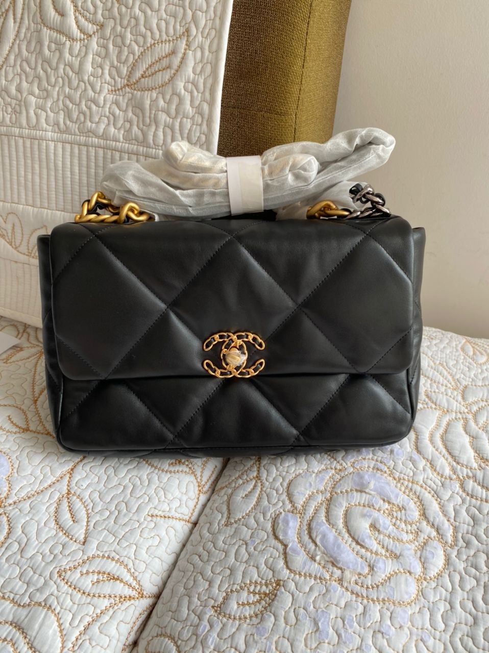 Sac à rabat noir 19