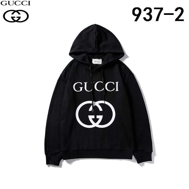 Sudadera con capucha negra con GG
