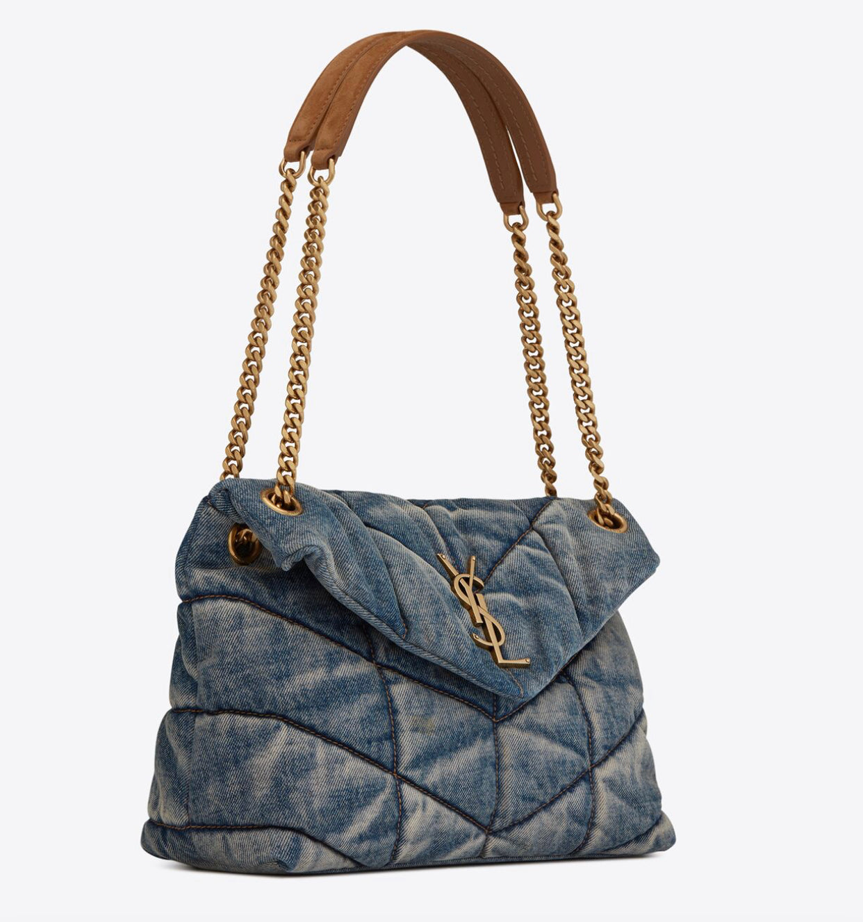 SAC DOUDOUNE MOYEN VINTAGE DENIM