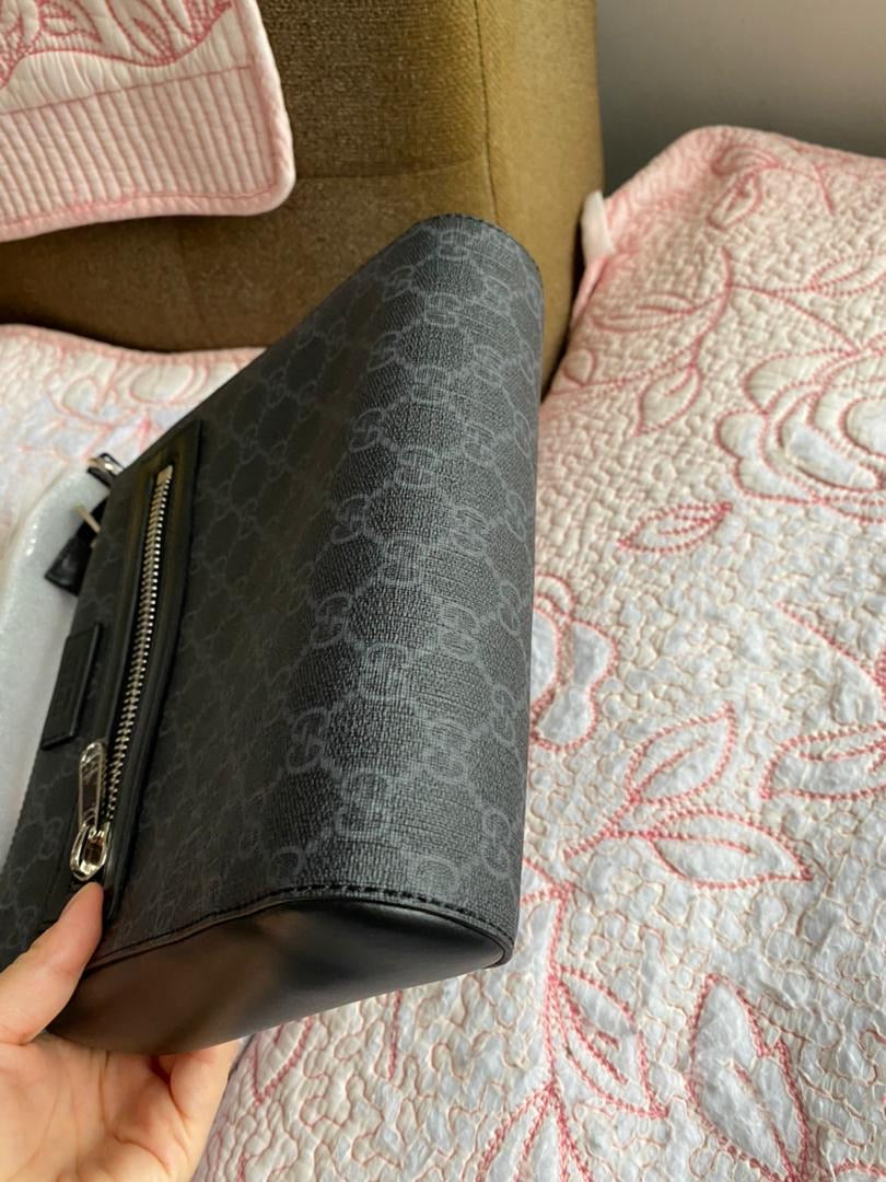 Sac messager GG noir