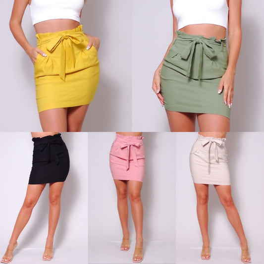 High Waisted Pleated Skirt (More Colors)