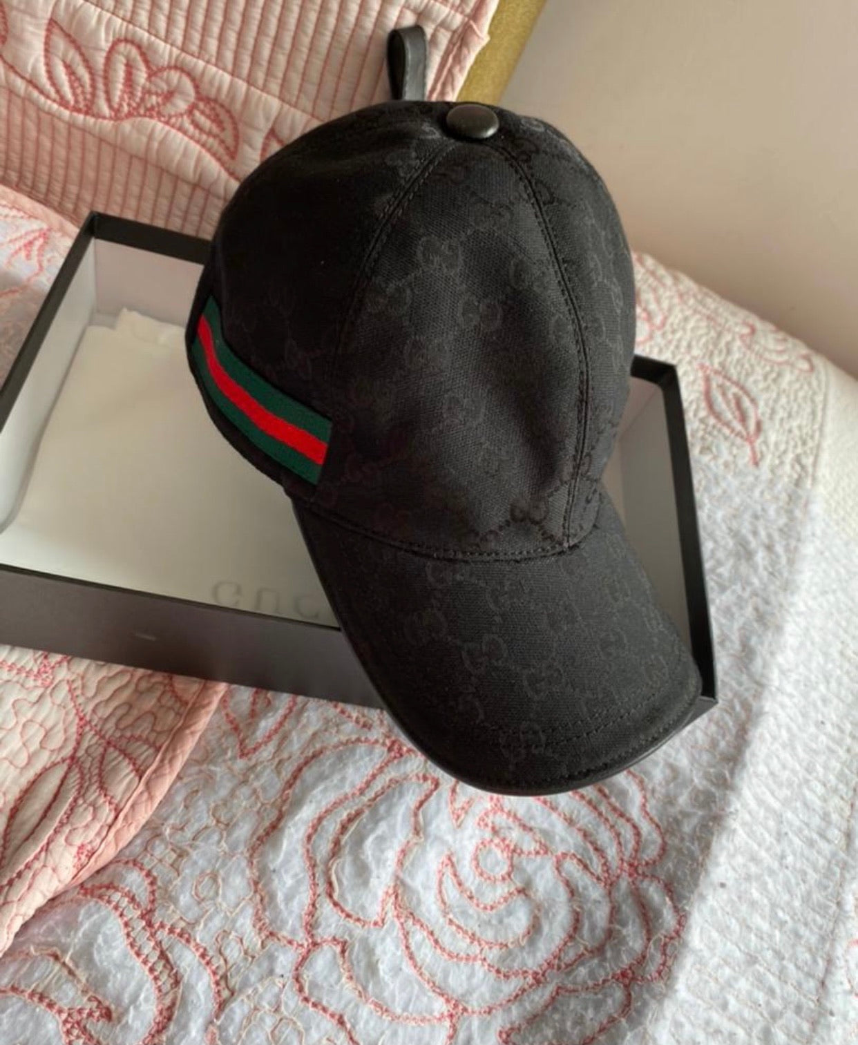Gorra de béisbol de lona con GG original