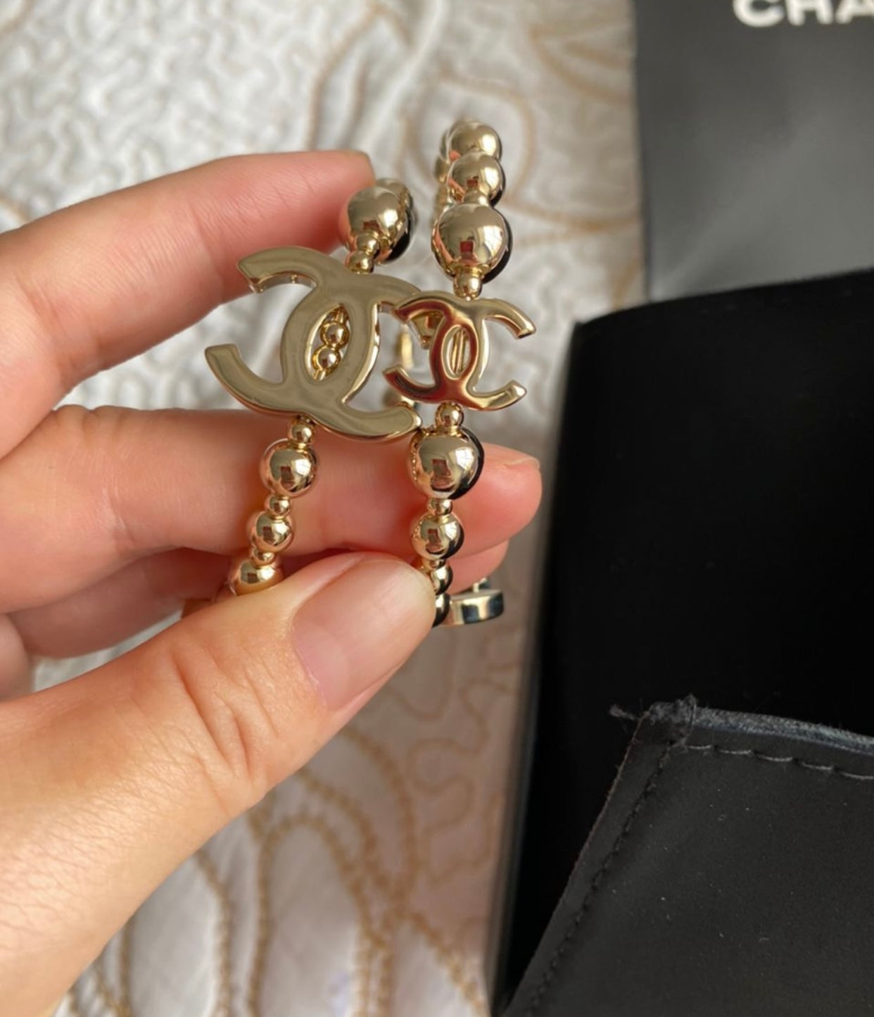 Grandes boucles d'oreilles créoles Coco