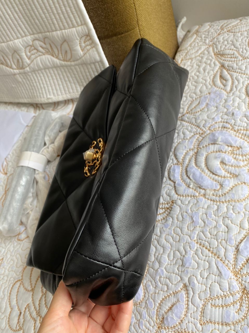 Sac à rabat noir 19