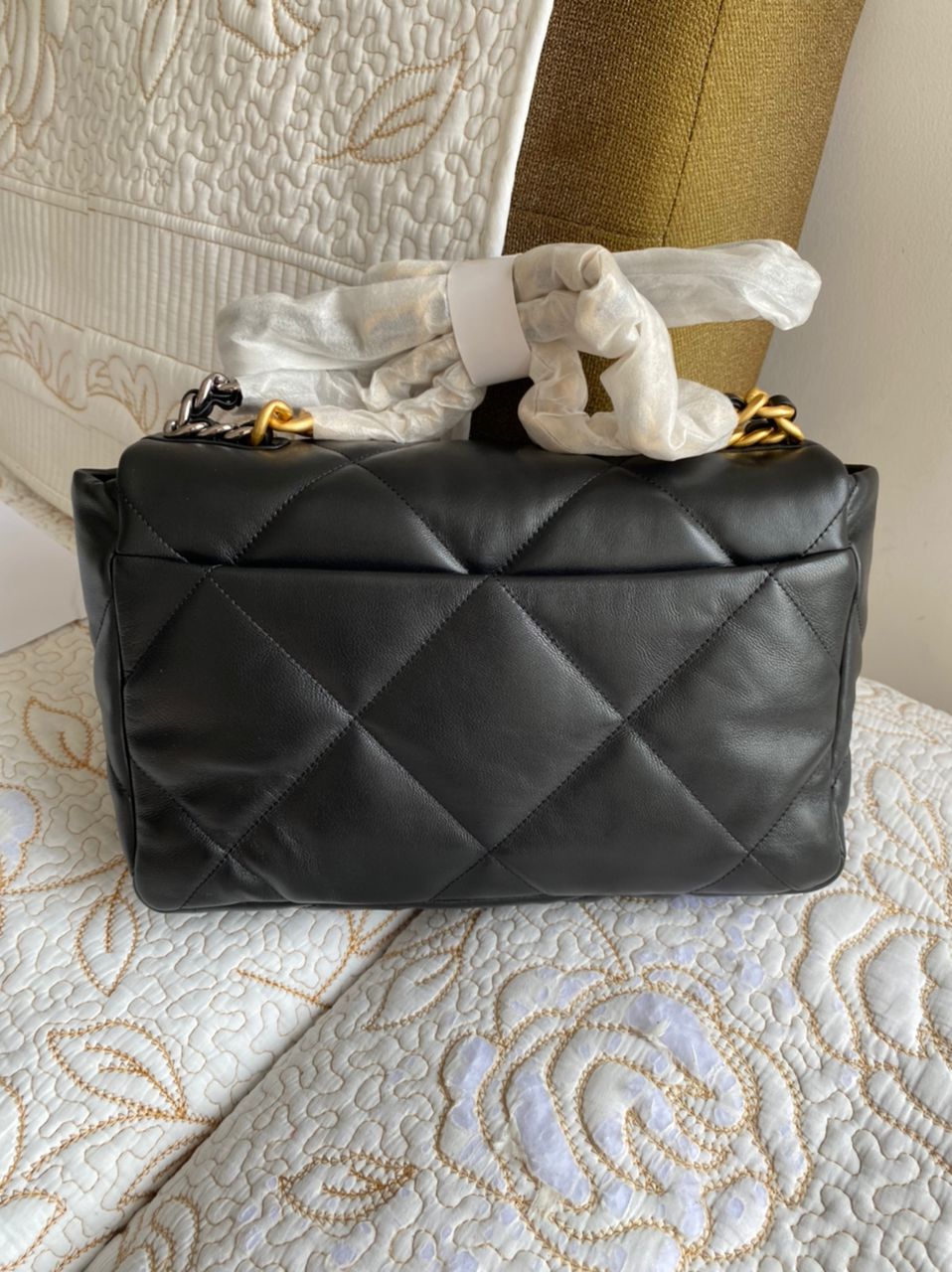 Sac à rabat noir 19