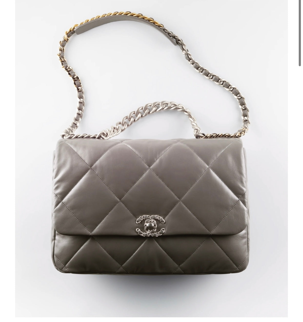 19 Maxi Sac à Main Argent