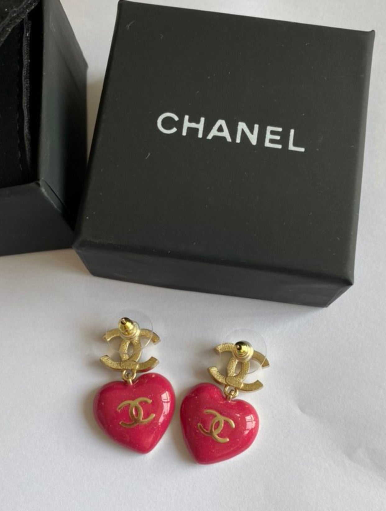 Pendientes colgantes de corazón