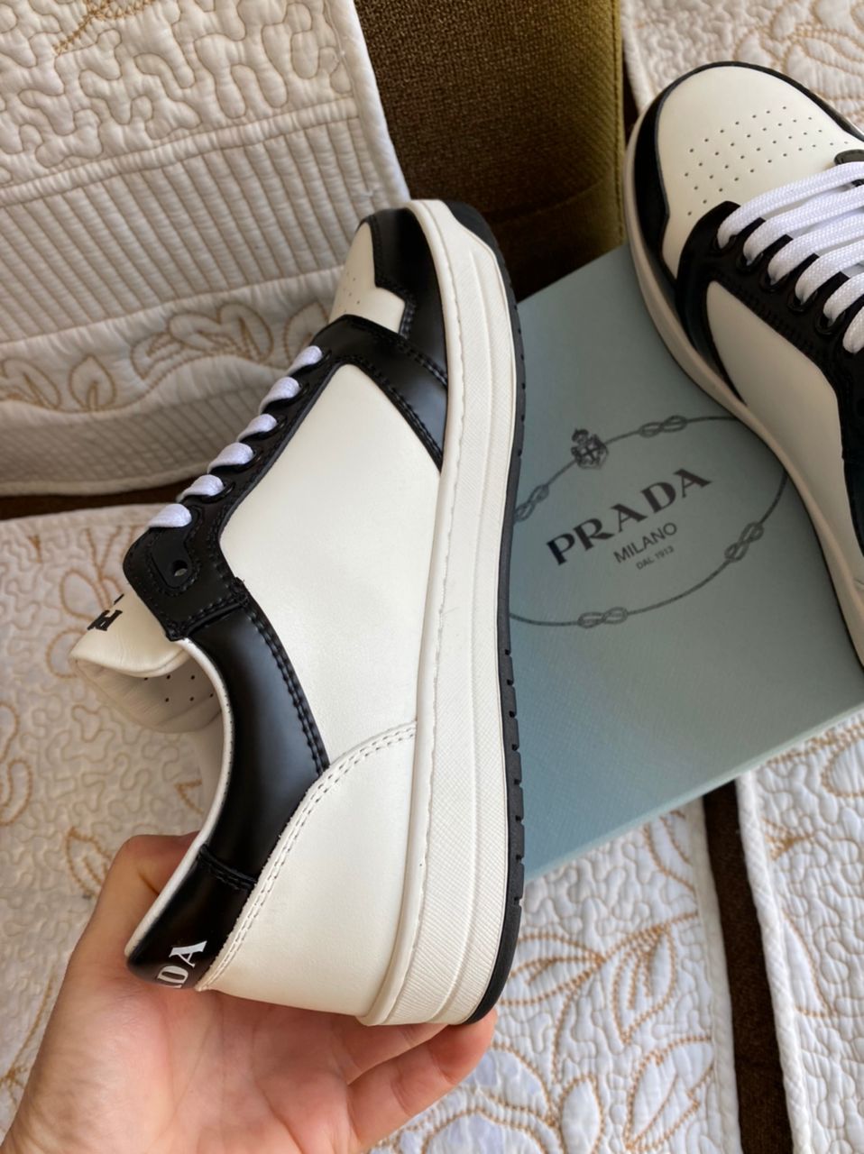 Zapatillas bajas de nailon con logo Prax