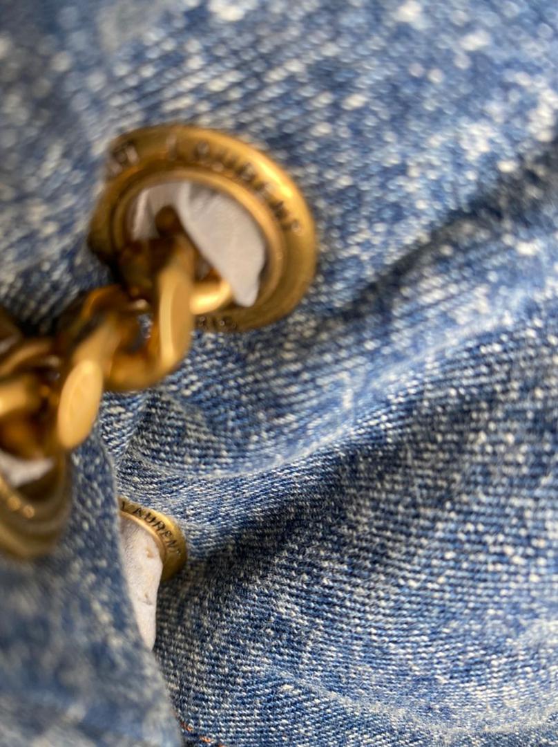 SAC DOUDOUNE MOYEN VINTAGE DENIM