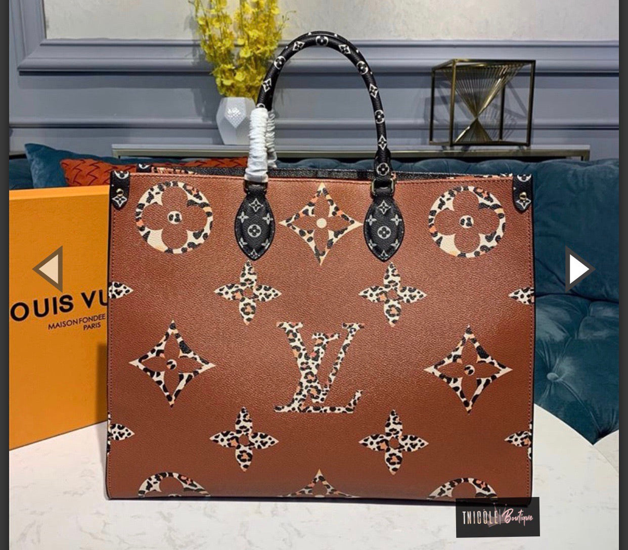 Noir + Marron GO TOTE