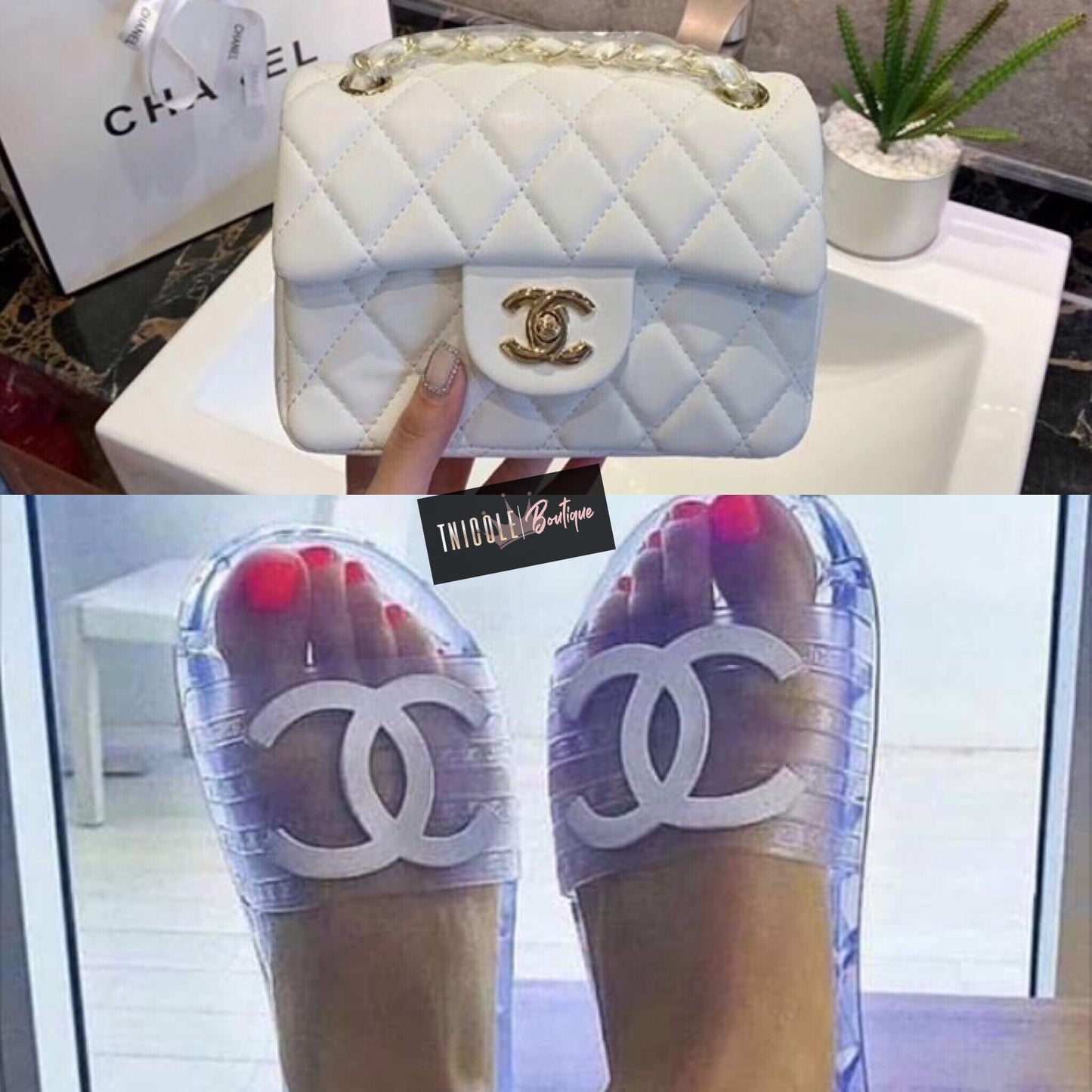 Mini Combo Coco Transparent + Blanc