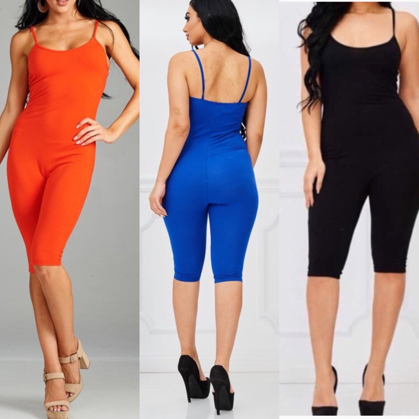 Bodied Knee Jumpsuit (Multiple Colors)