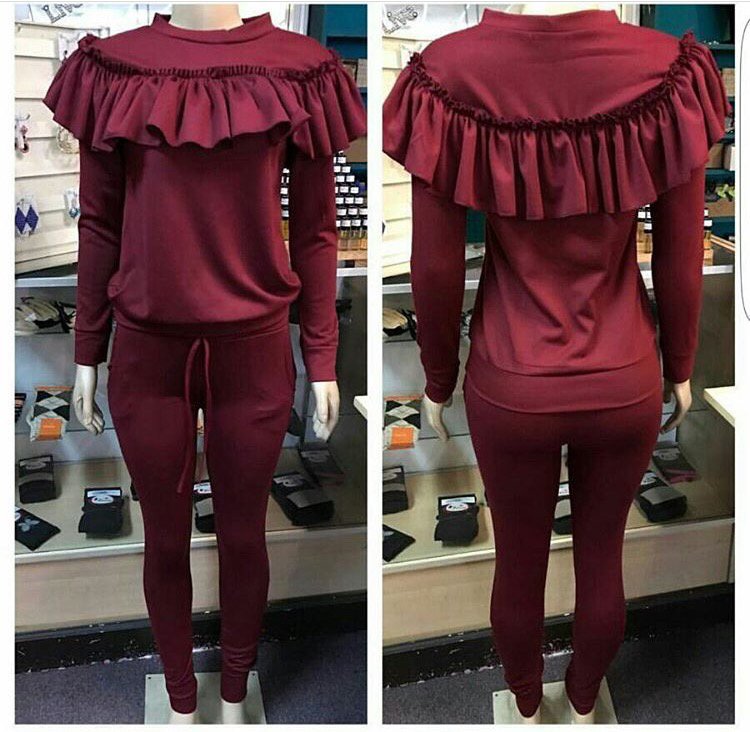 "Ruffle Vibe" Jogger