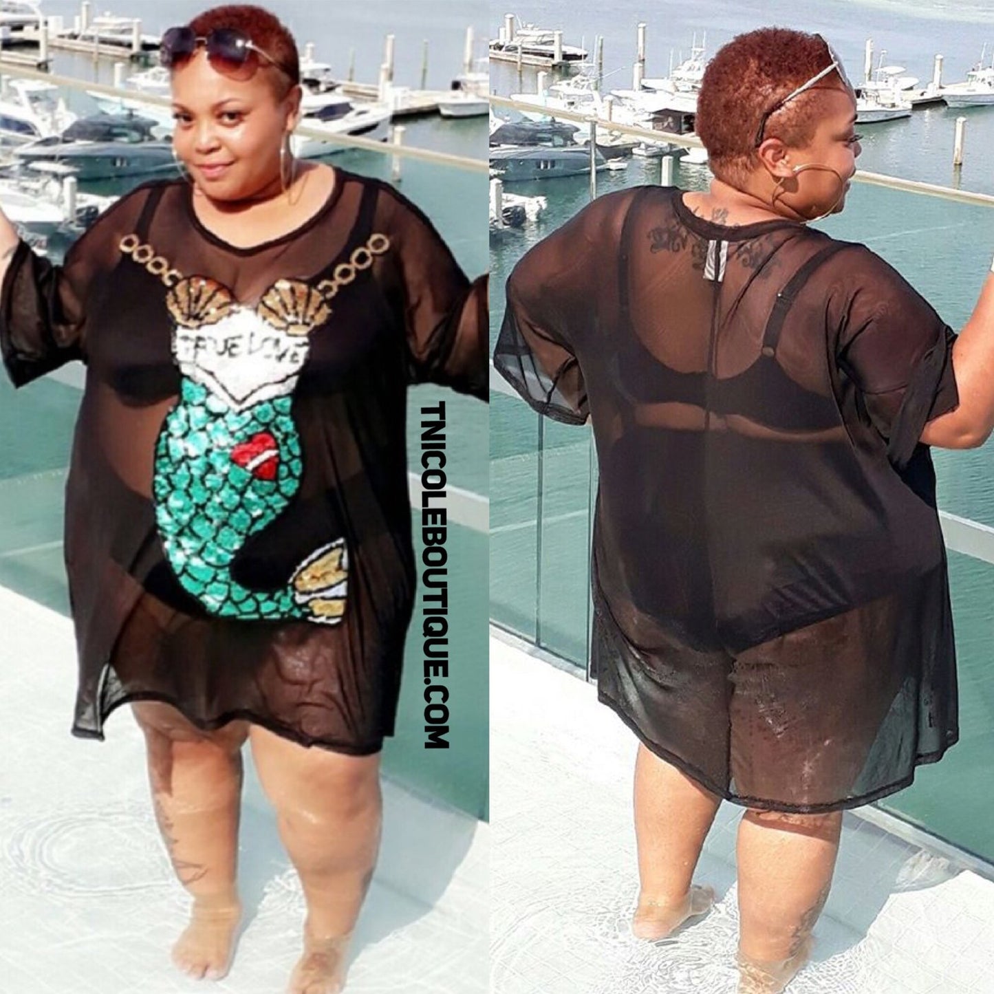 Mermaid Mesh Top