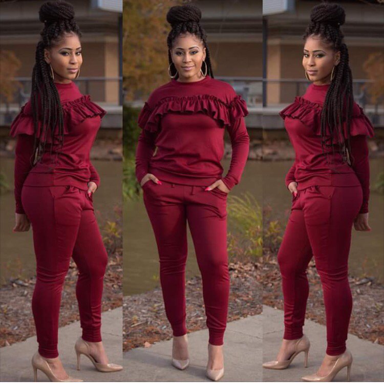 "Ruffle Vibe" Jogger